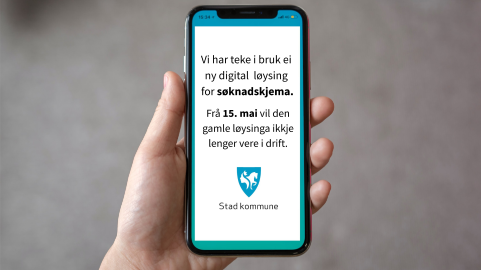Lenkje til artikkel: Overgang til ny digital skjemaløysing for søknadar